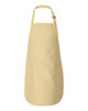 Q-Tees Q4350 Full-Length Apron With 2 Pockets | Natural